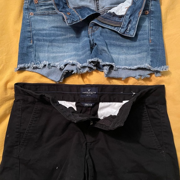 2 pairs of Size 2 American Eagle Midi shorts - Picture 4 of 5